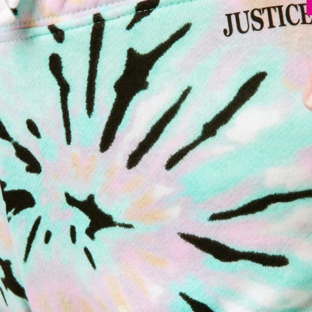 Justice Dolphin Shorts Tye Dye Girls M 10 NEW!